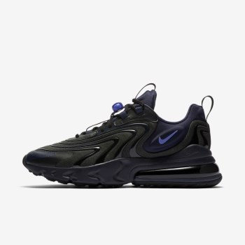 Nike Air Max 270 React ENG - Férfi Utcai Cipő - Fekete/Obszidián/Kék